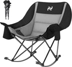 Oversized Portable Rocking Camp Chair | 400lbs Capacity